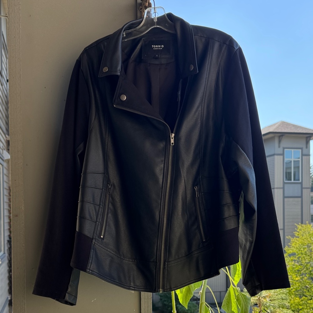 Ladies Torrid “pleather “ jacket